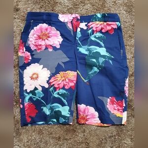 BR Blue Floral Shorts